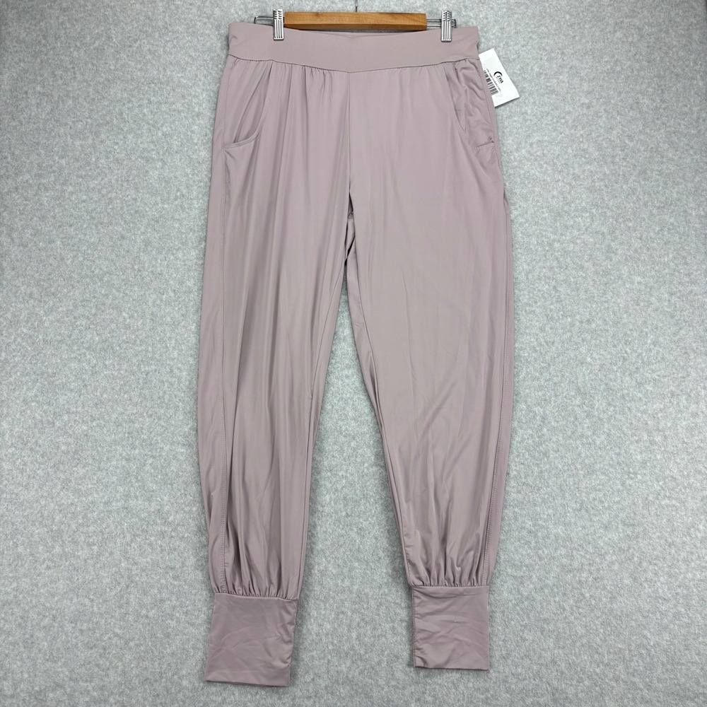 Zyia Active Joggers Womens XXL Lilac High Rise Cuffed Athleisure Yoga Gym Pants